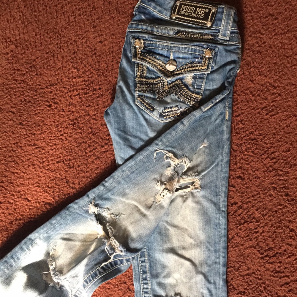 Ripped Miss me jeans